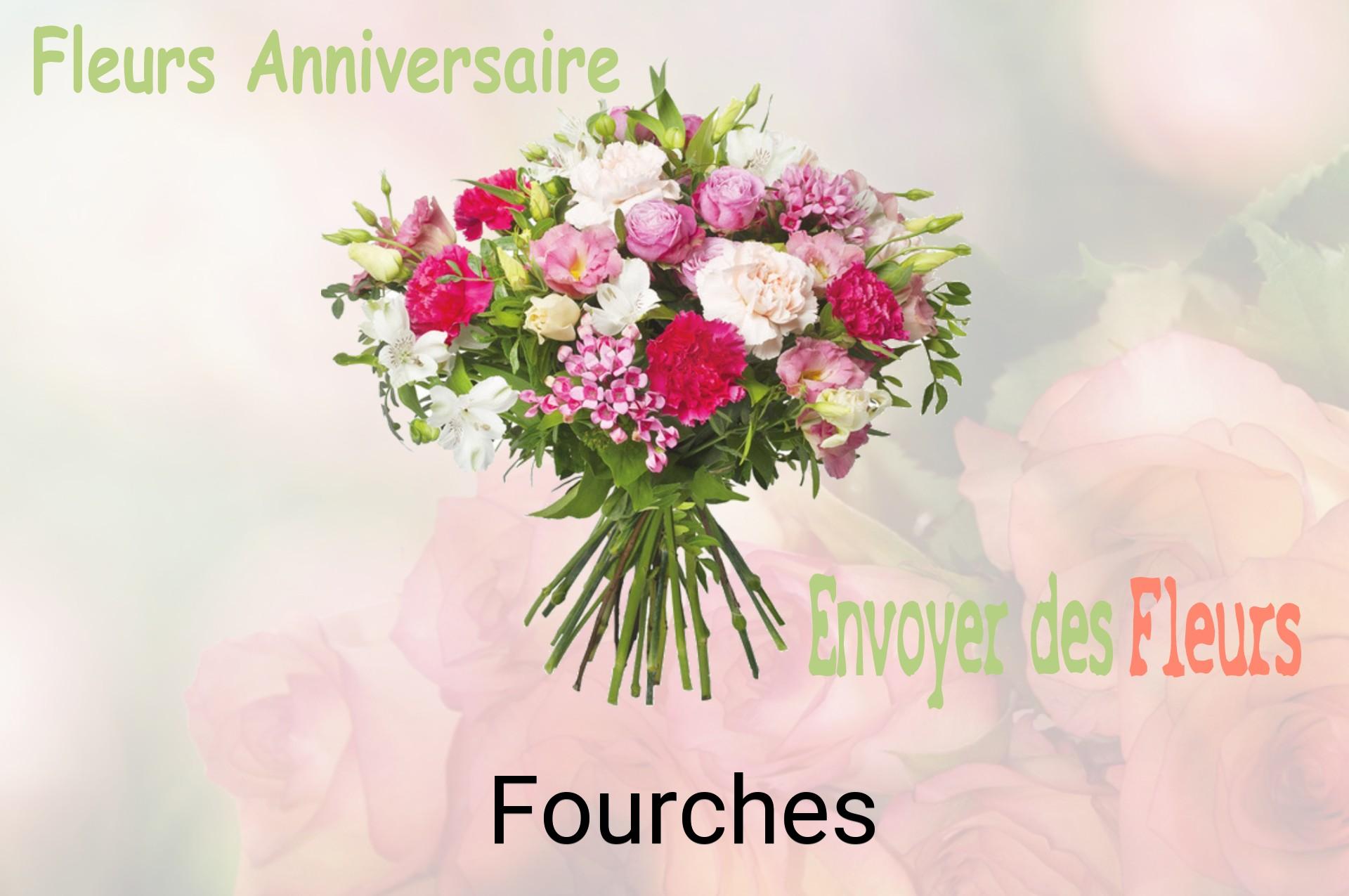Bouquet de fleurs d’anniversaire livré à Fourches